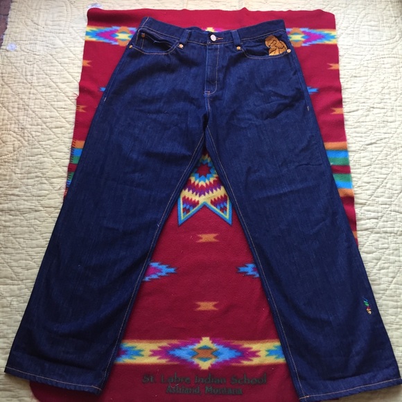 Bundle Coogi Parrot Embroidery Jeans+ Coogi Shirt